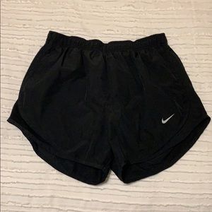 Solid Black Nike Shorts